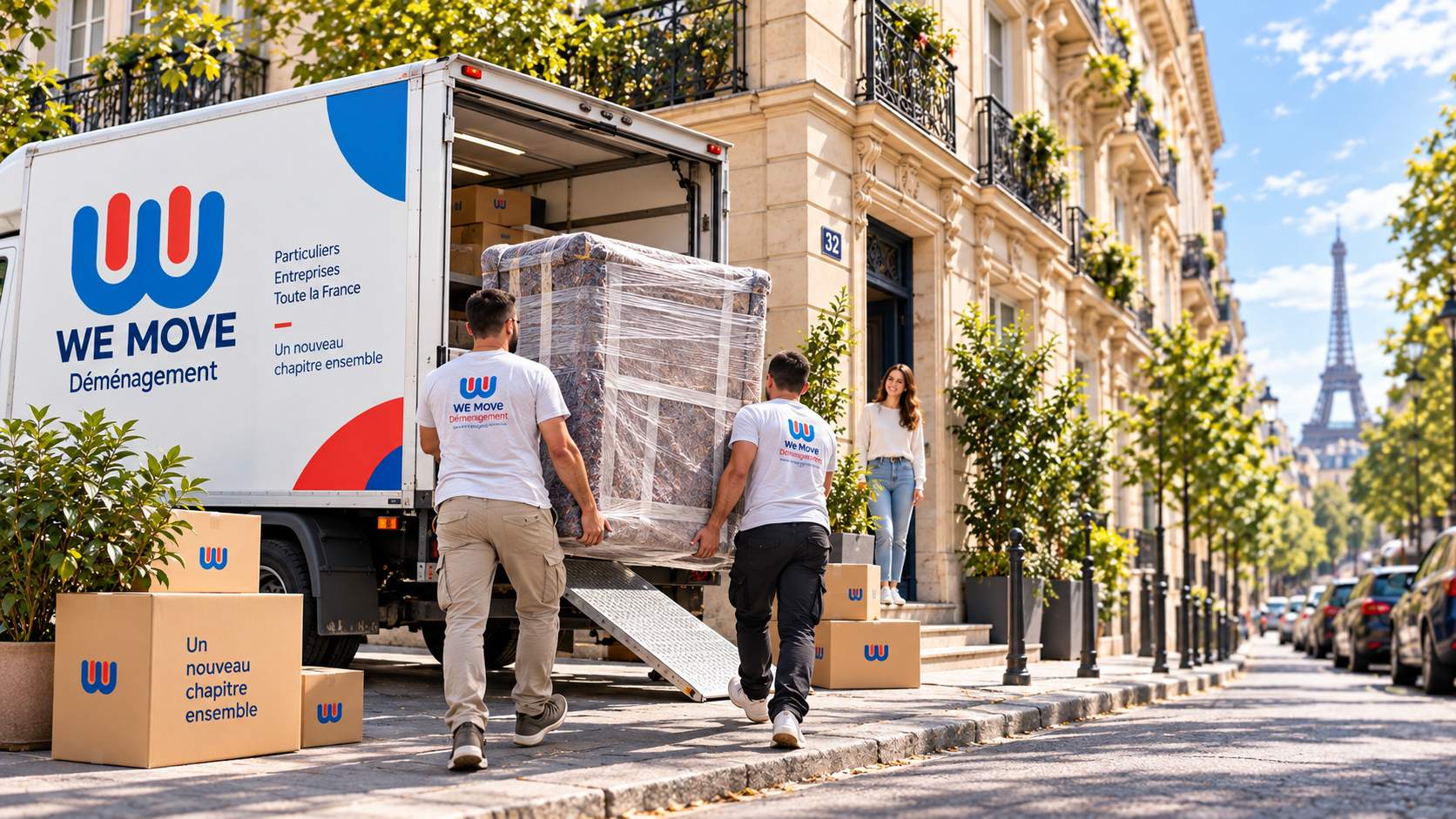 Déménagement de particuliers à Paris et Île-de-France - Emballage et protection du mobilier